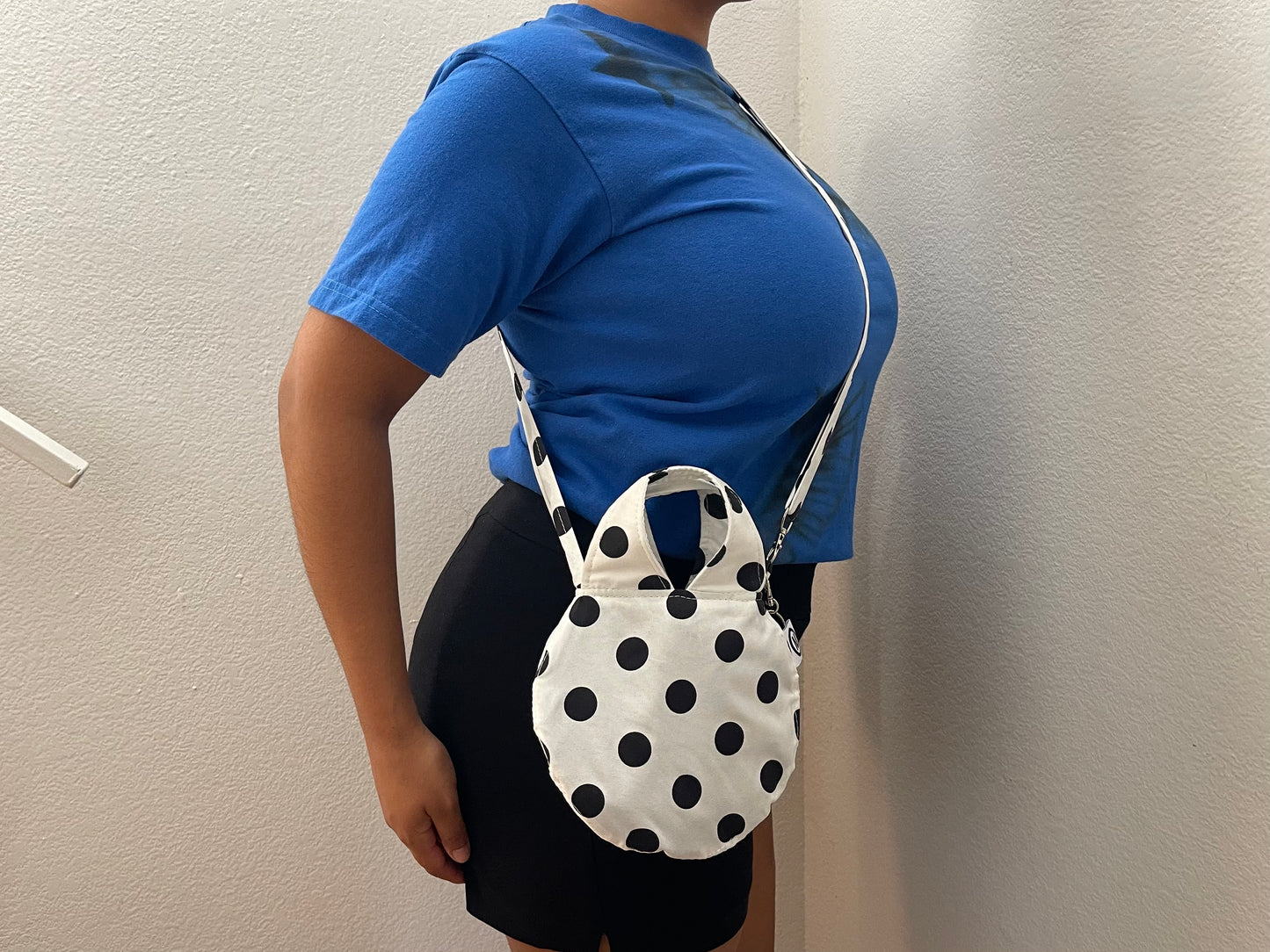 Mini Monis Polka Dot - White