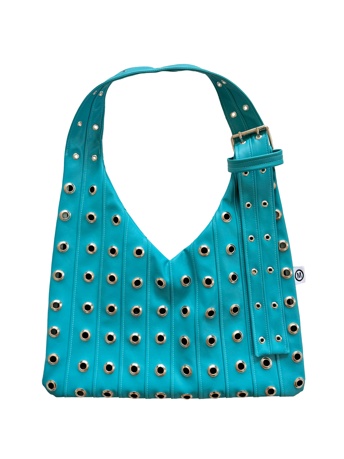 Stripe Vago Bag - Aqua Grommet