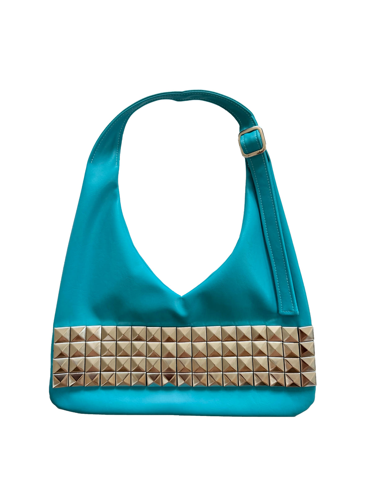 Studded Vago Bag - Aqua