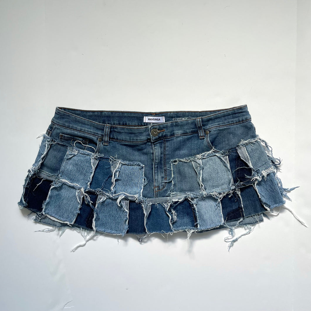 Mini Denim Skirt - Size XL