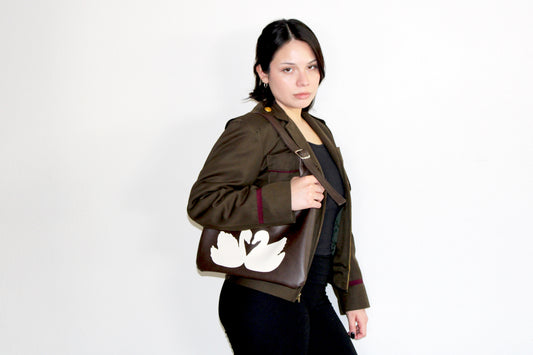 Swan Vago Bag - Brown